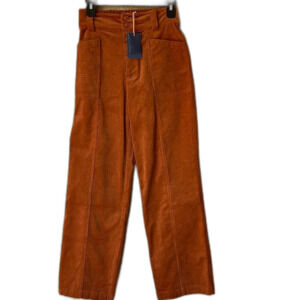 Skies Are Blue NWT Corduroy Wide Leg Pants 
Rust Size X Small